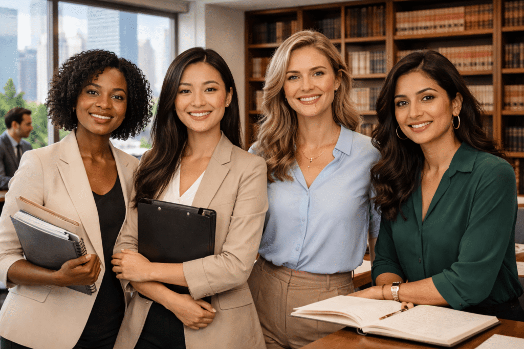 women in legal support roles